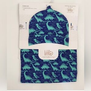 NEW Little Celebrity Swaddle Blanket and Hat